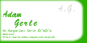 adam gerle business card